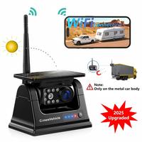 2025 Upgraded WiFi Magnetic Single Solar Wireless Backup Camera for Truck/RV/Trailer/Car,24hrs Battery Life,1080P Wide Clear ...