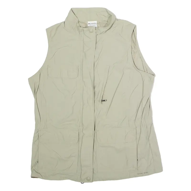COLUMBIA Utility Womens Gilet Beige Nylon M