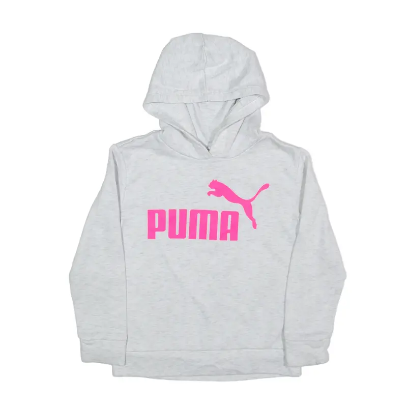 PUMA Hoodie Grey Pullover Girls S