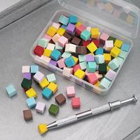 Mini Sponge Cube for Nail Art, 1 Box Colorful Sponge Cube for Nail Art, Professional Nail Art Tool for Women & Girls