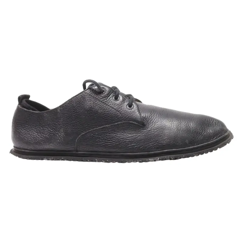 TERA PLANA Sneaker Trainers Black Leather Mens UK 9