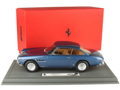 Ferrari 330 GT 2+2 S/N 7161 GT Blue Metallic Personal Car of Enzo Ferrari with DISPLAY CASE Limited Edition to 200 pieces Wor...