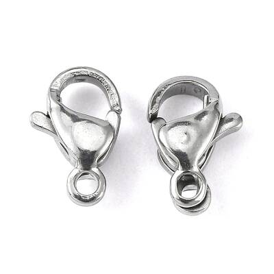Tarnish Resistant 304 Stainless Steel Lobster Claw Clasps