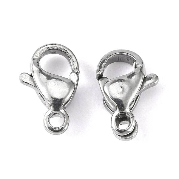 Tarnish Resistant 304 Stainless Steel Lobster Claw Clasps