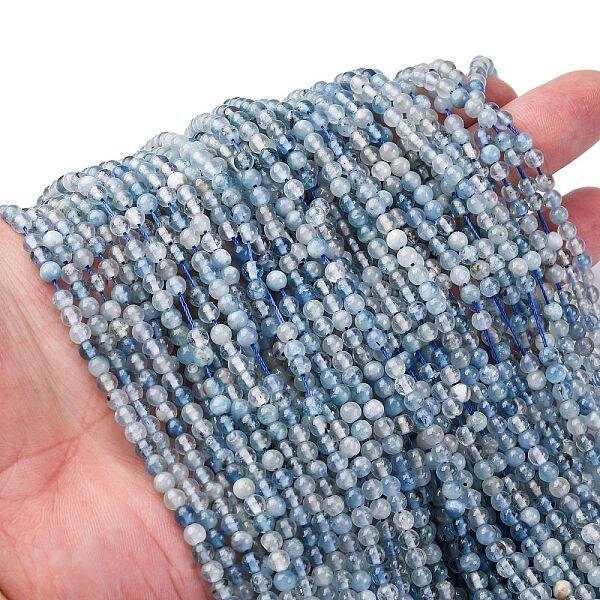 Natural Aquamarine Bead Strands