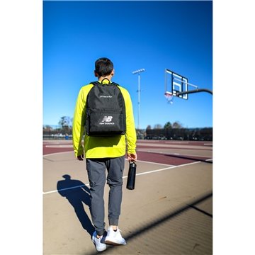 6 Customized New Balance Logo Round Backpack - Laptop Sleeve & 26L
