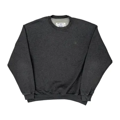 Champion Sweatshirt - XL Grey Cotton Blend