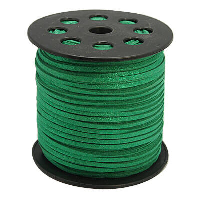 Glitter Powder Faux Suede Cord