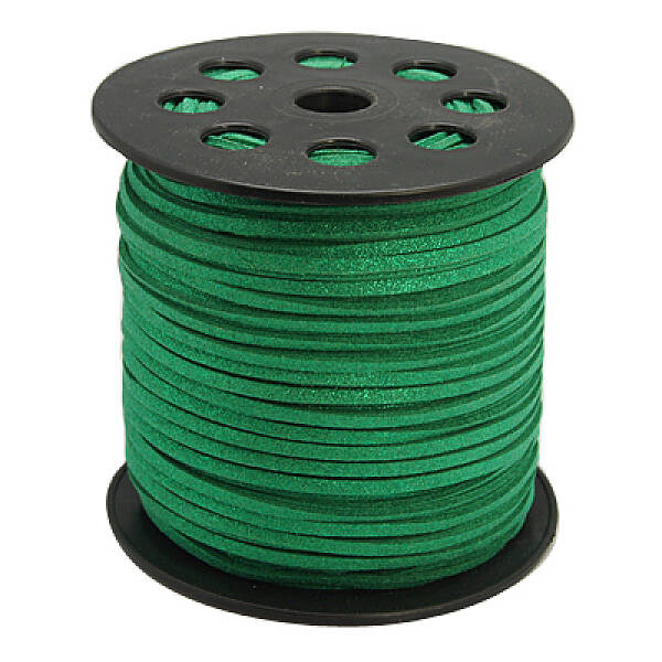 Glitter Powder Faux Suede Cord