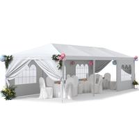 Furmax 10' x 30' Outdoor Gazebo Wedding Party Tent Patio Canopy Camping Shelter Pavilion w/Removable Sidewalls Carport Cater ...