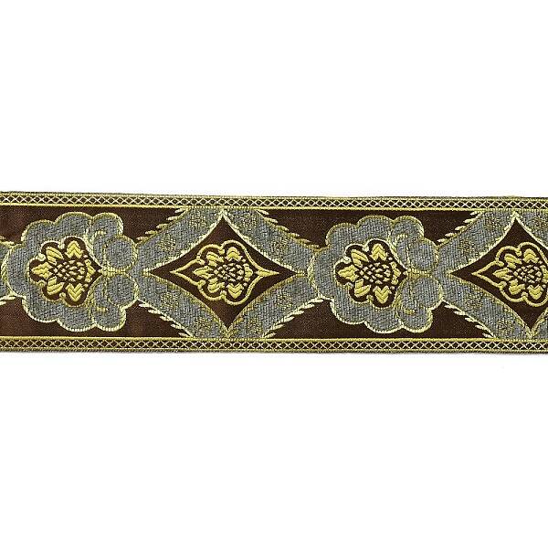 Flat Chenille Jacquard Woven Ribbons