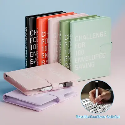100 Envelopes Savings Challenge – Save $5,050 Fast with A5 Budget Binder & Cash Envelopes – DIY Transparent Planner for ...
