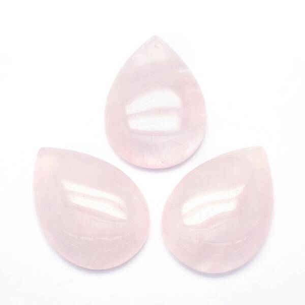 Natural Rose Quartz Cabochons