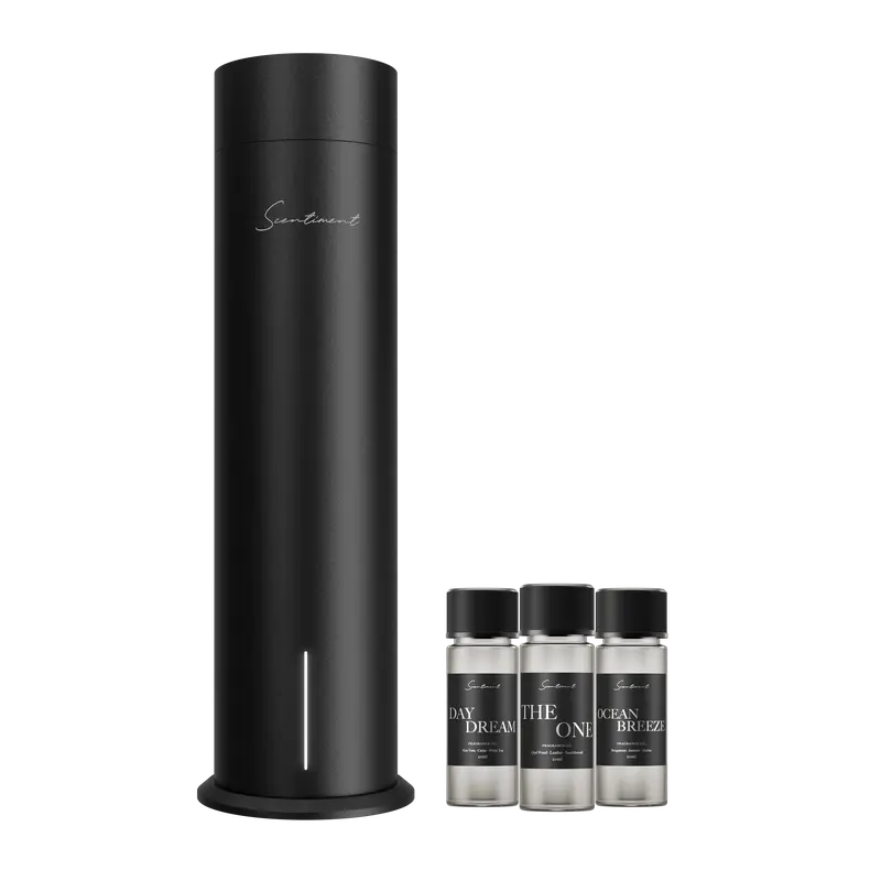 Scentiment Diffuser Air 2 Discovery Kit with Cold-Air Diffusion Technology Covers 1000 Sqft Rechargeable Battery & Wi-Fi Cont...