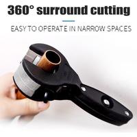 Portable Ratcheting Tubing Cutter Tool for Cutting Copper,Ratcheting Tubing Cutter, 2 in 1 Close Quarters Tube Compact Cutter...