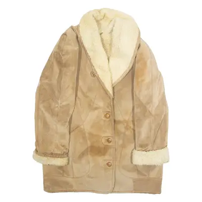 Womens Aviator Jacket Brown L