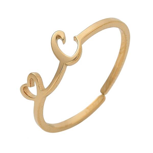 304 Stainless Steel Cuff Rings for Women