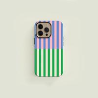 Striped Pattern Cellphone Case, Creative Design Phone Protective Cover, Phone Accessories Compatible with iPhone 11 12 13 ...