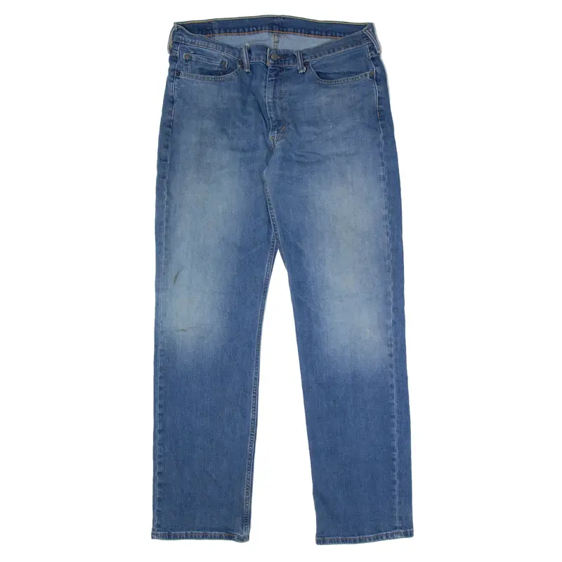 LEVI'S 514 Jeans Blue Denim Slim Straight Mens W36 L34