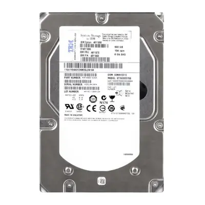 49Y1869 IBM 600GB 6Gb/s SAS 15000 3.5-Inch Hard Drive