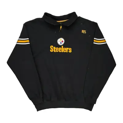 Pittsburgh Steelers N.F.L. Team Apparel Sweatshirt - XL Black Cotton Blend