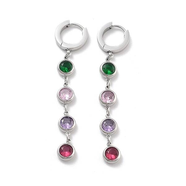 304 Stainless Steel Leverback Earrings