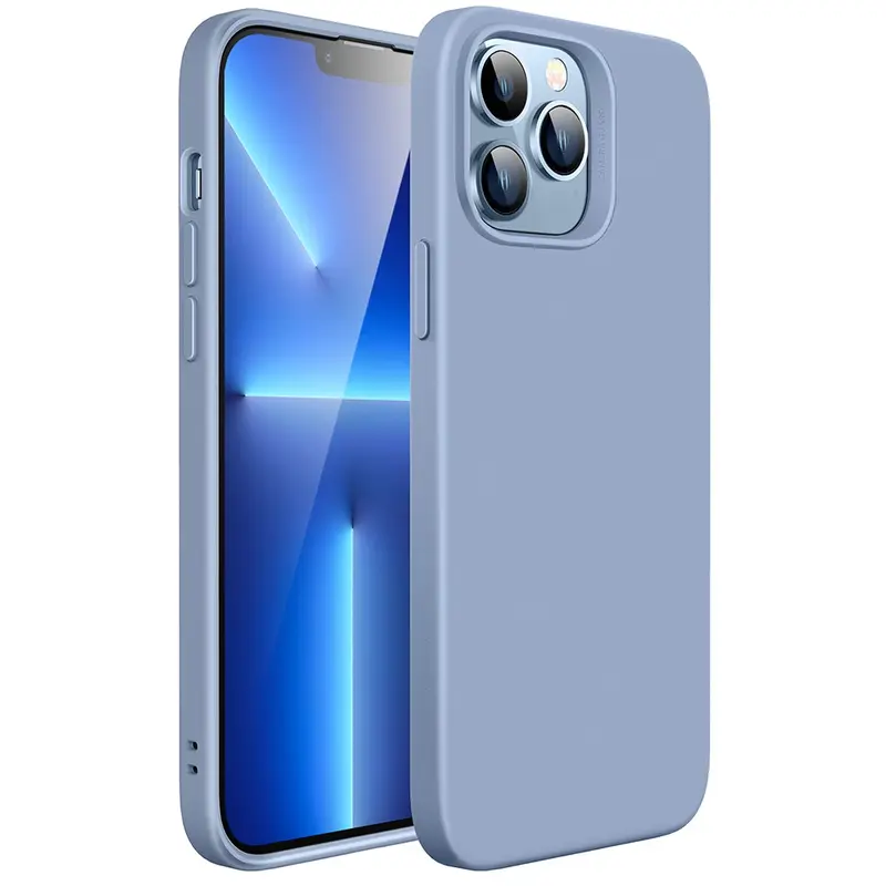 iPhone 13 Pro Max Cloud Soft Silicone Case Sky Blue