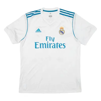 ADIDAS Mens Real Madrid Football Shirt Jersey White L