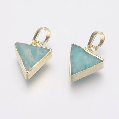 Natural Amazonite Pendants