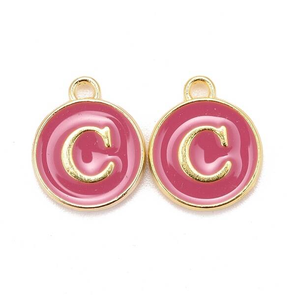 Golden Plated Alloy Enamel Charms