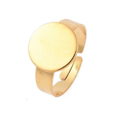 Adjustable 304 Stainless Steel Finger Rings Components