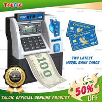 Talgic Piggy Bank ATM Toy,a Fun,Interactive way to teach kids about money savings.With a realistic ATM keypad,psaaword securi...
