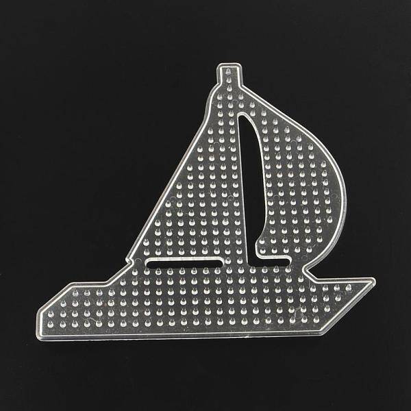 Sailing Boat ABC Plastic Pegboards used for 5x5mm DIY Fuse Beads