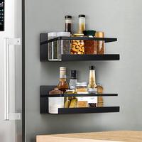 MECHEER 2 Pack Magnetic Spice Storage Rack Organizer with Hooks for Kitchen and Refrigerator,Kitchen Gadgets,Home Organizatio...
