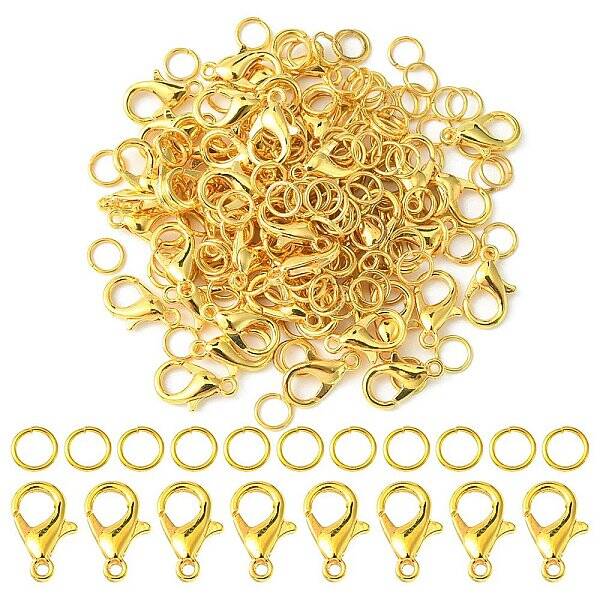 50Pcs Zinc Alloy Lobster Claw Clasps