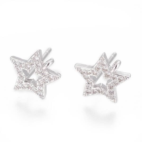 Brass Stud Earring Findings