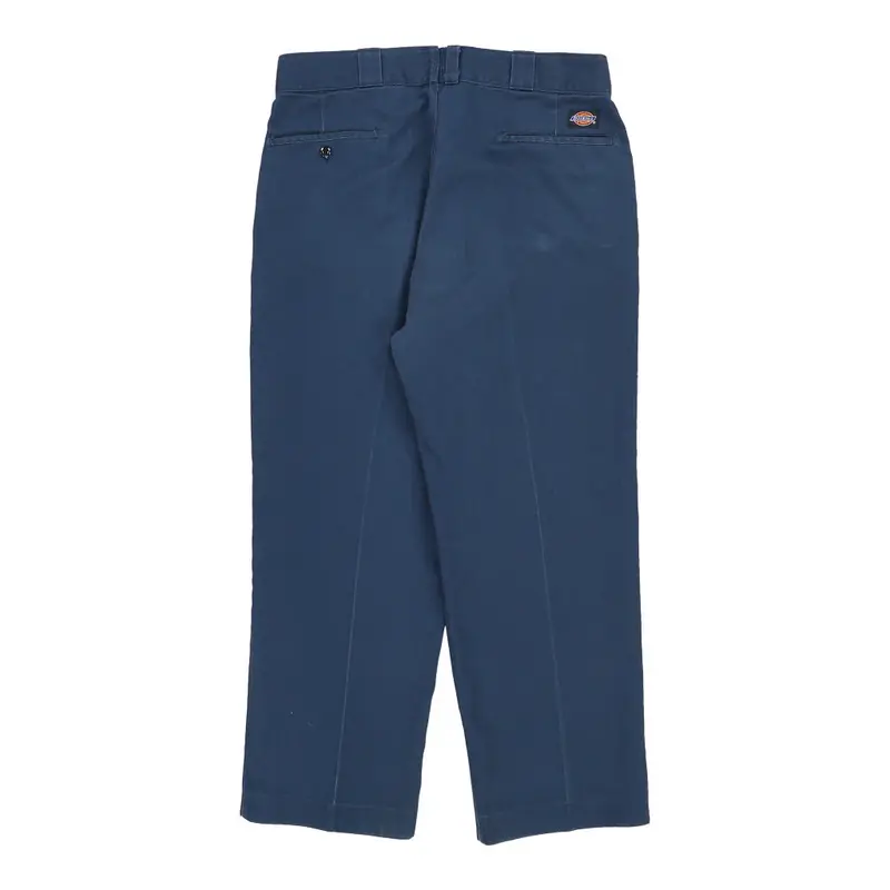 Dickies Trousers - 35W 28L Navy Cotton Blend