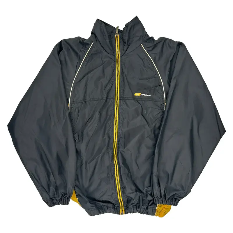 Reebok Jacket - Medium Black Polyester