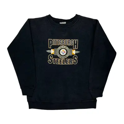 Age 10 Nfl Sweatshirt - Medium Black Cotton Blend