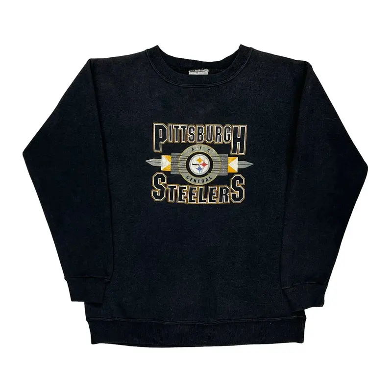 Age 10 Nfl Sweatshirt - Medium Black Cotton Blend