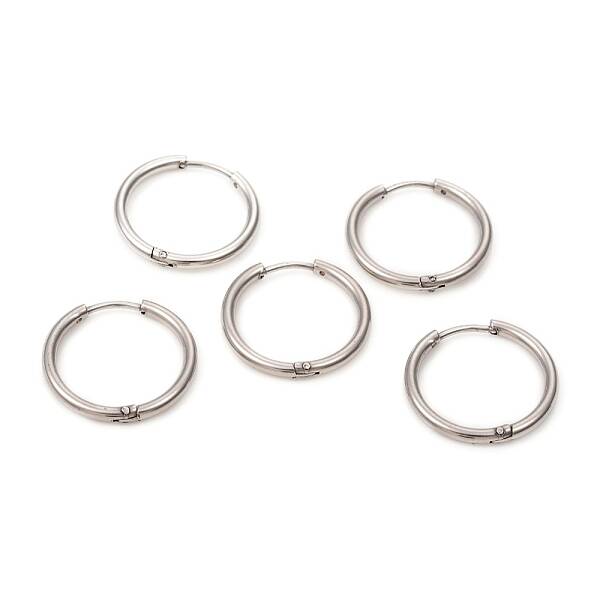 Tarnish Resistant 201 Stainless Steel Huggie Hoop Earrings