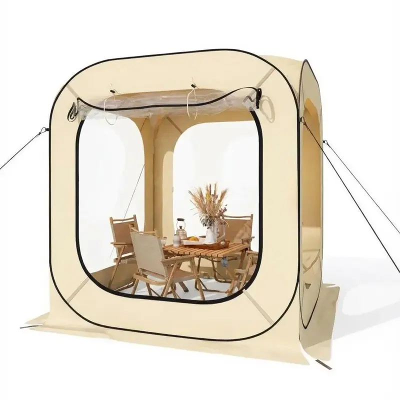 Garvee Quick Pop Up Clear Bubble Tent for 3-6 People - Outdoor Waterproof Dome Igloo Shelter - UV Protection, Easy Setup, Ide...