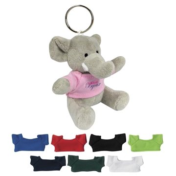 25 Custom Mini Elephant Key Chain - Plush