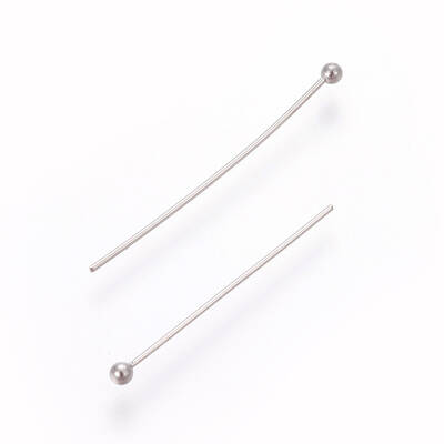 Tarnish Resistant 304 Stainless Steel Ball Head Pins