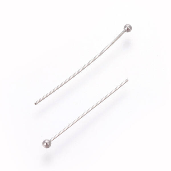 Tarnish Resistant 304 Stainless Steel Ball Head Pins