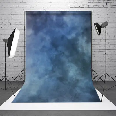Aperturee Frosty Blue Grey Texture Backdrop For Photography