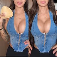 Push Up Sticky Inserts for Women - Double-Sided Adhesive Padded Bra Inserts Ultra Lift Bra Pad for Instant Boost Swimsuit Wom...