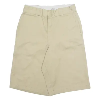 DICKIES Mens Workwear Shorts Beige Loose M W30