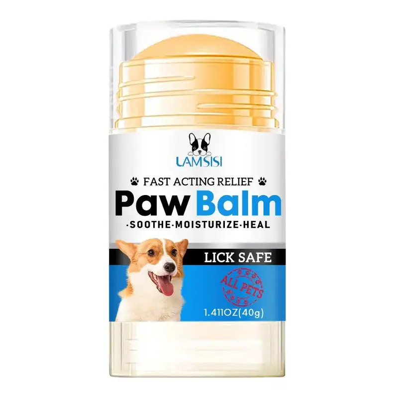 Plant Extract Paw Balm, 1 Count Moisturizing & Nourishing Pet Paw Care Balm, Pet Paw Moisturizer, Dog & Cat Grooming Supplie...