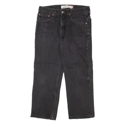 LEVI'S 516 Mens Jeans Black Slim Straight W32 L24
